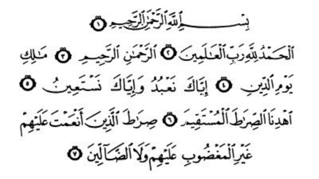 Surah Al-Fatiha Analysis