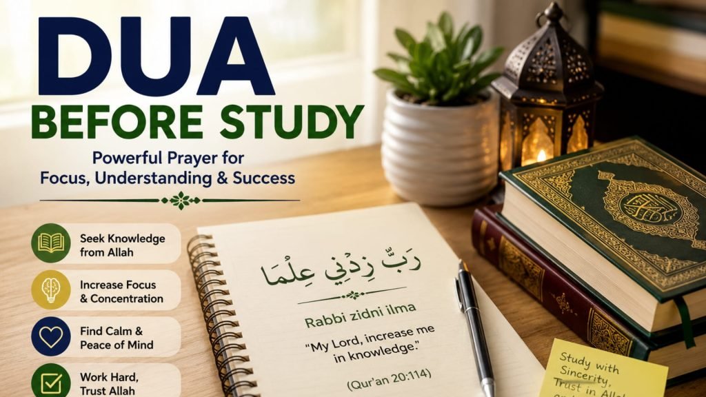 Dua Before Study: A Simple Islamic Prayer for Focus and Knowledge