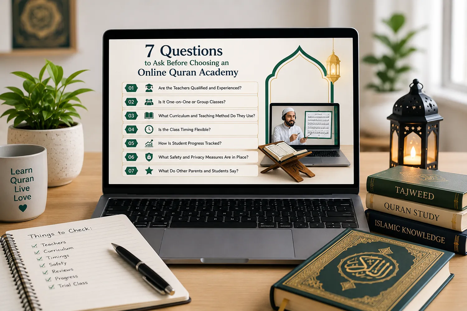 7 Questions to Ask Before Choosing an Online Quran Academy