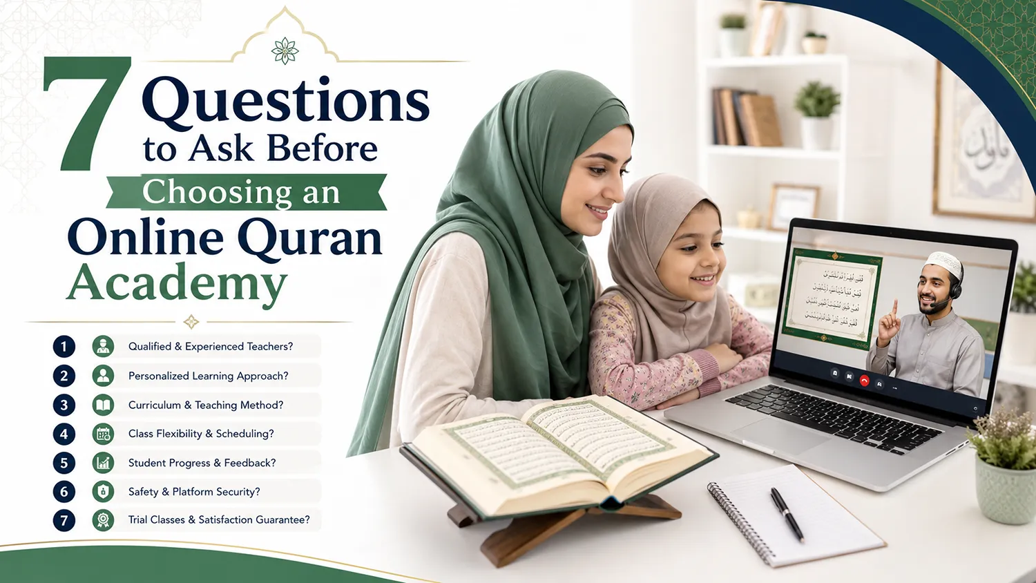 7 Questions to Ask Before Choosing an Online Quran Academy
