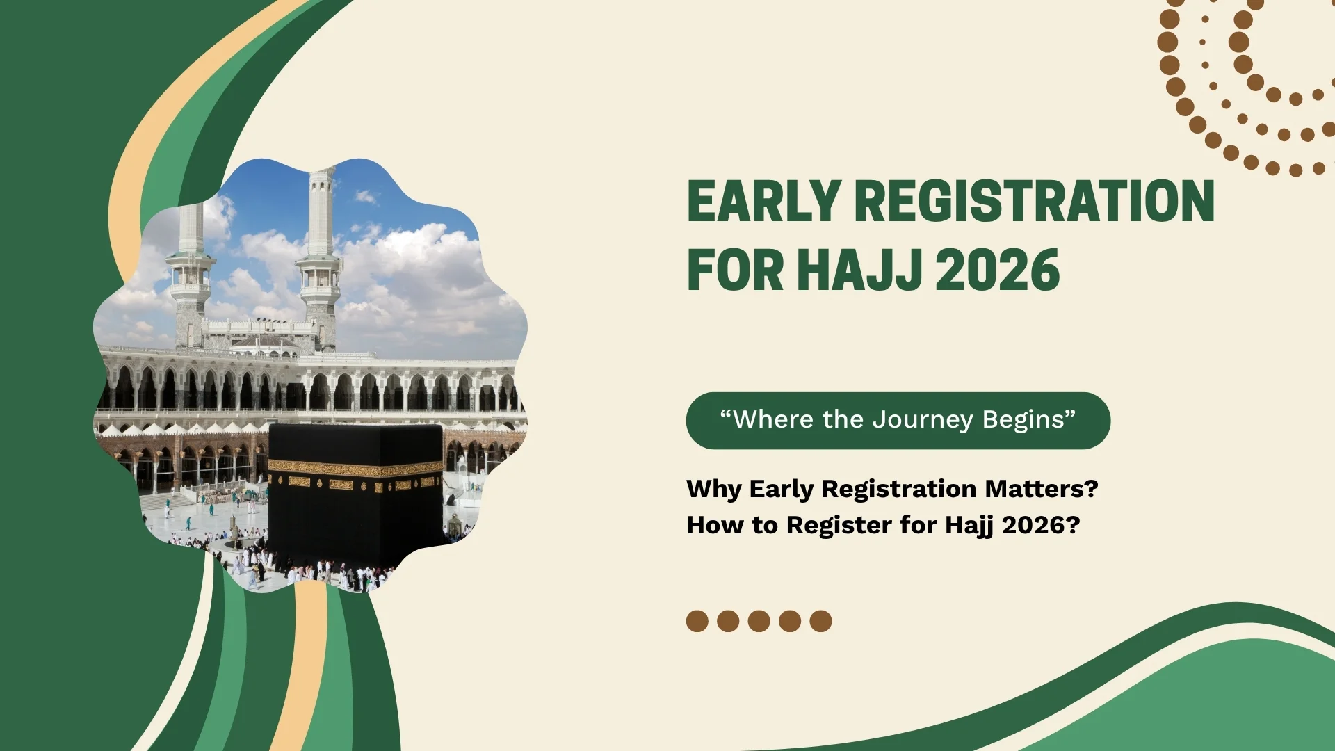 Early Registration for Hajj 2026