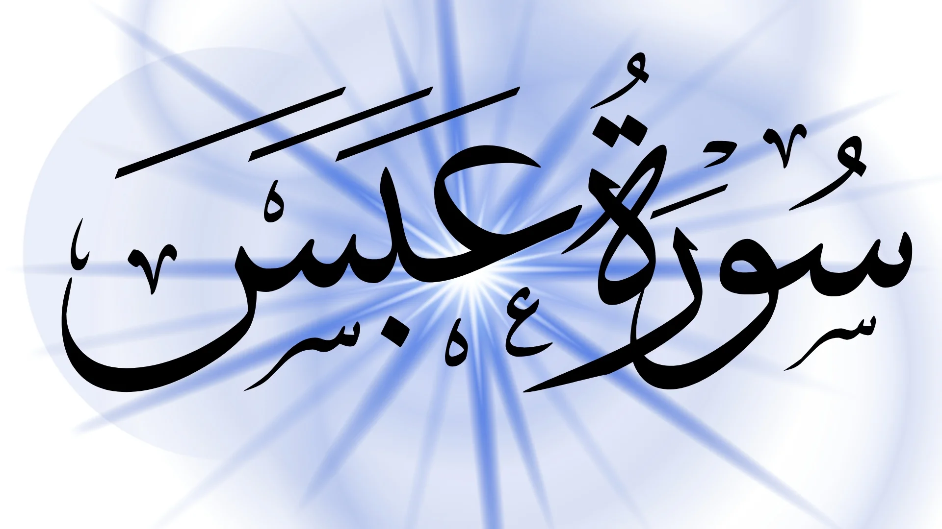 Surah Abasa in English